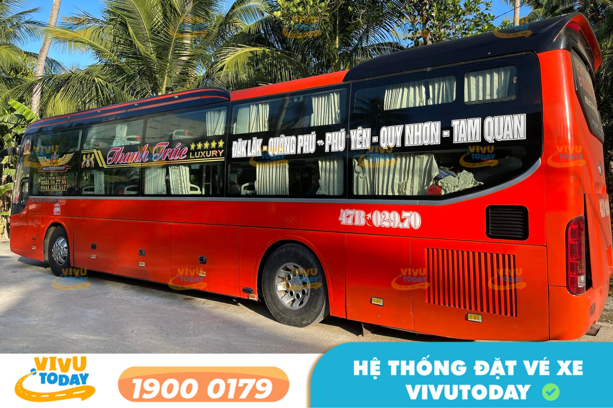 Nhà xe Thanh Trúc tuyến Đắk Lắk đi Quy Nhơn Bình Định