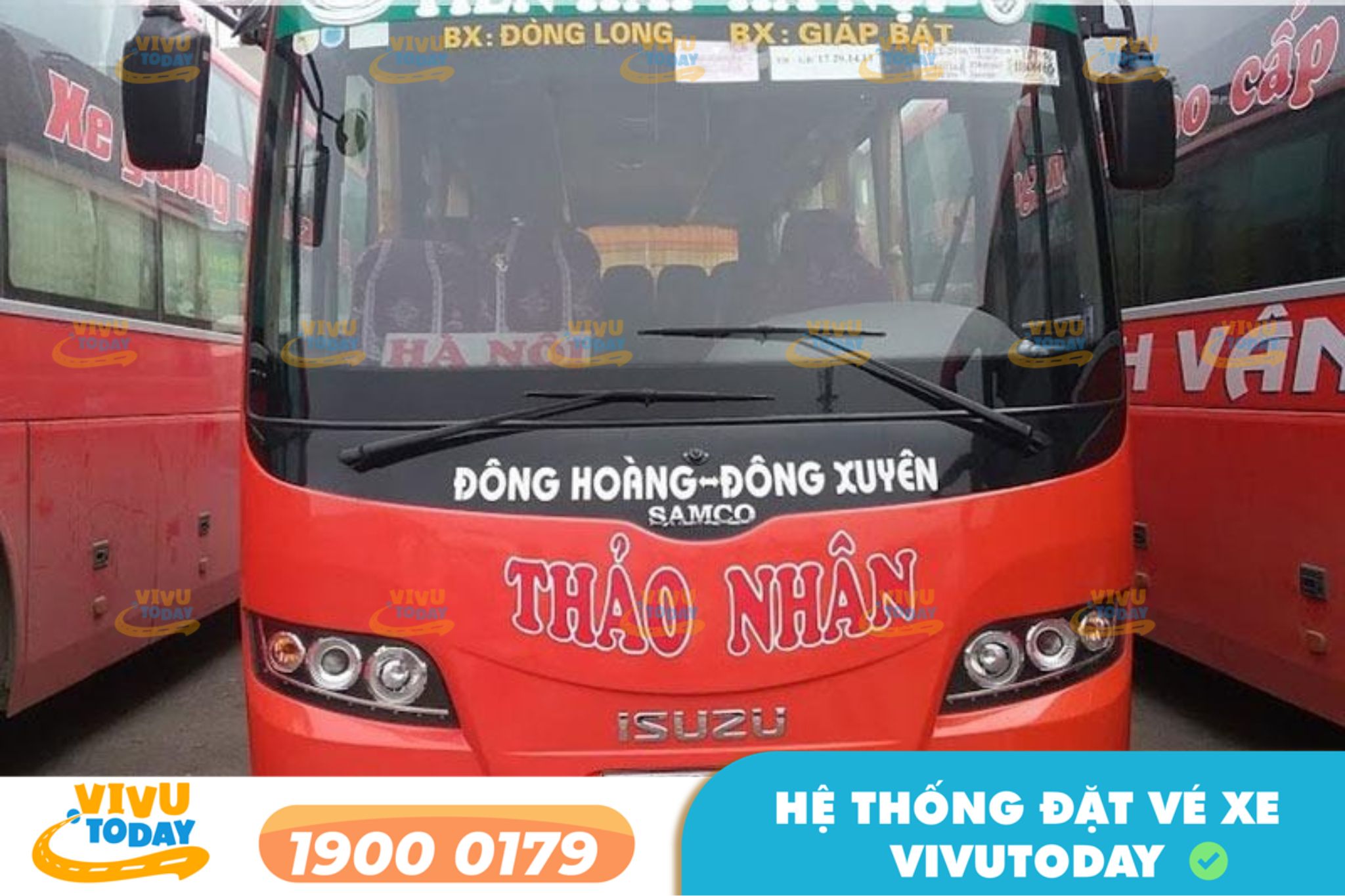 Nhà xe Thảo Nhân tuyến Bến xe Giáp Bát đi Tiền Hải Thái Bình