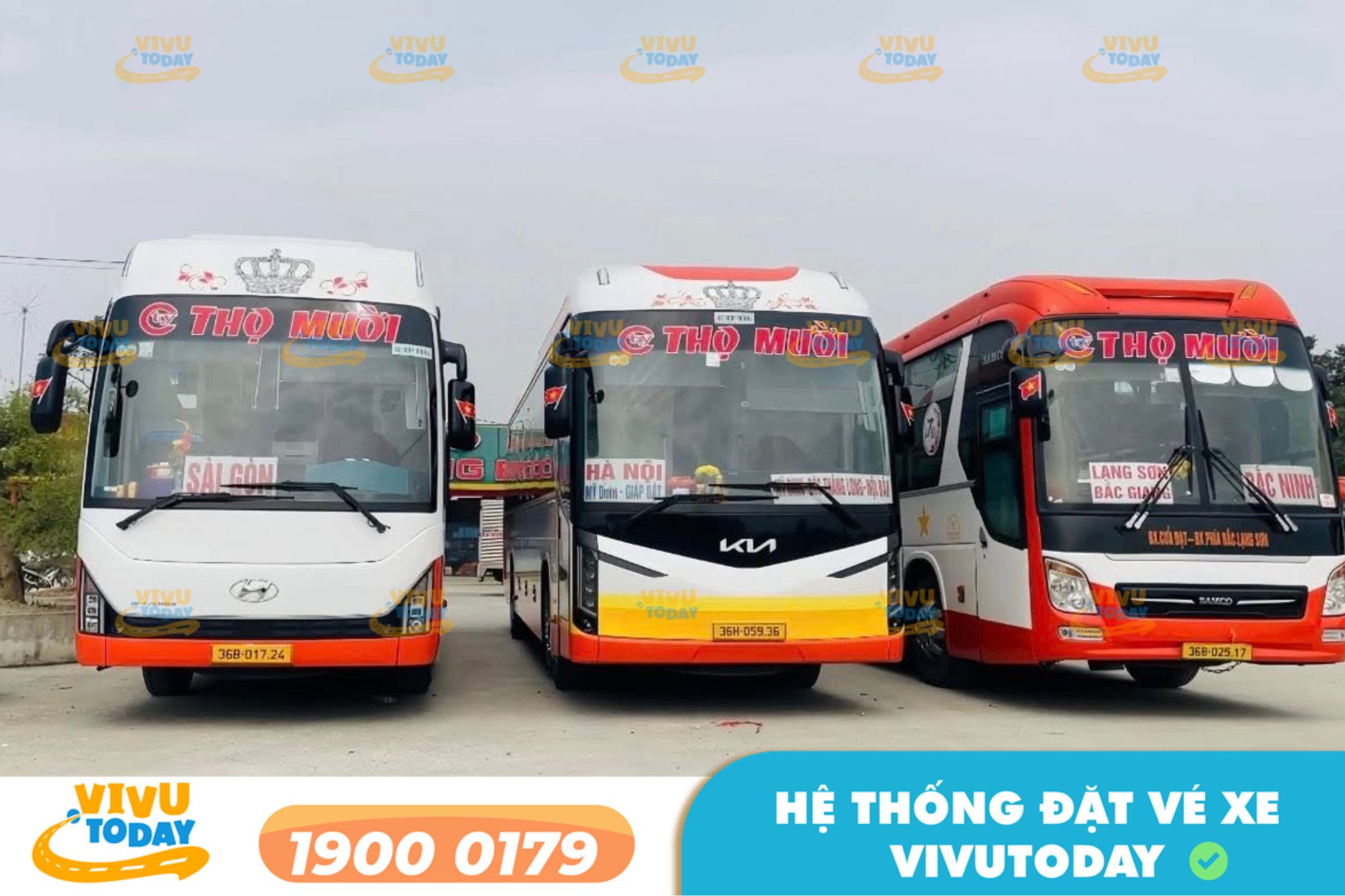 Nhà xe Thọ Mười tuyến Bình Dương đi Vinh Nghệ An