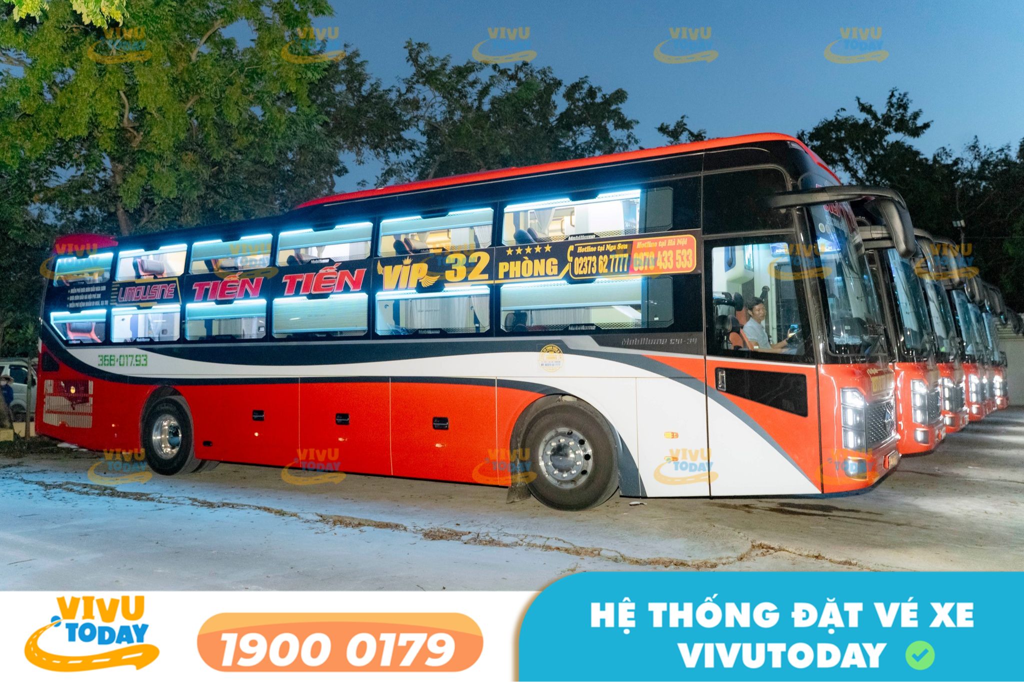 Nhà xe Tiến Tiến tuyến Bến xe Giáp Bát đi Sài Gòn