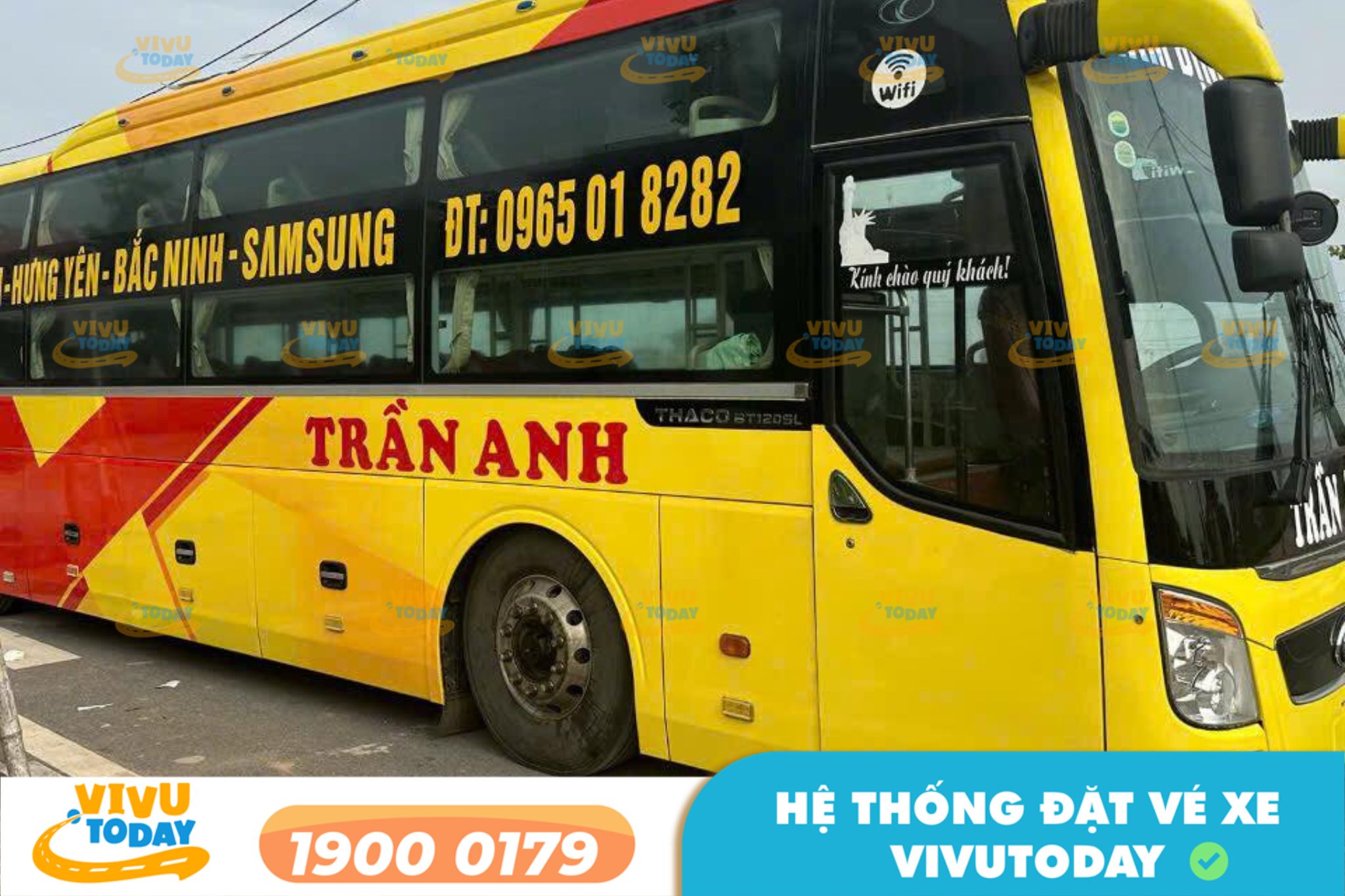 Nhà xe Trần Anh tuyến Bắc Ninh đi Hà Tĩnh