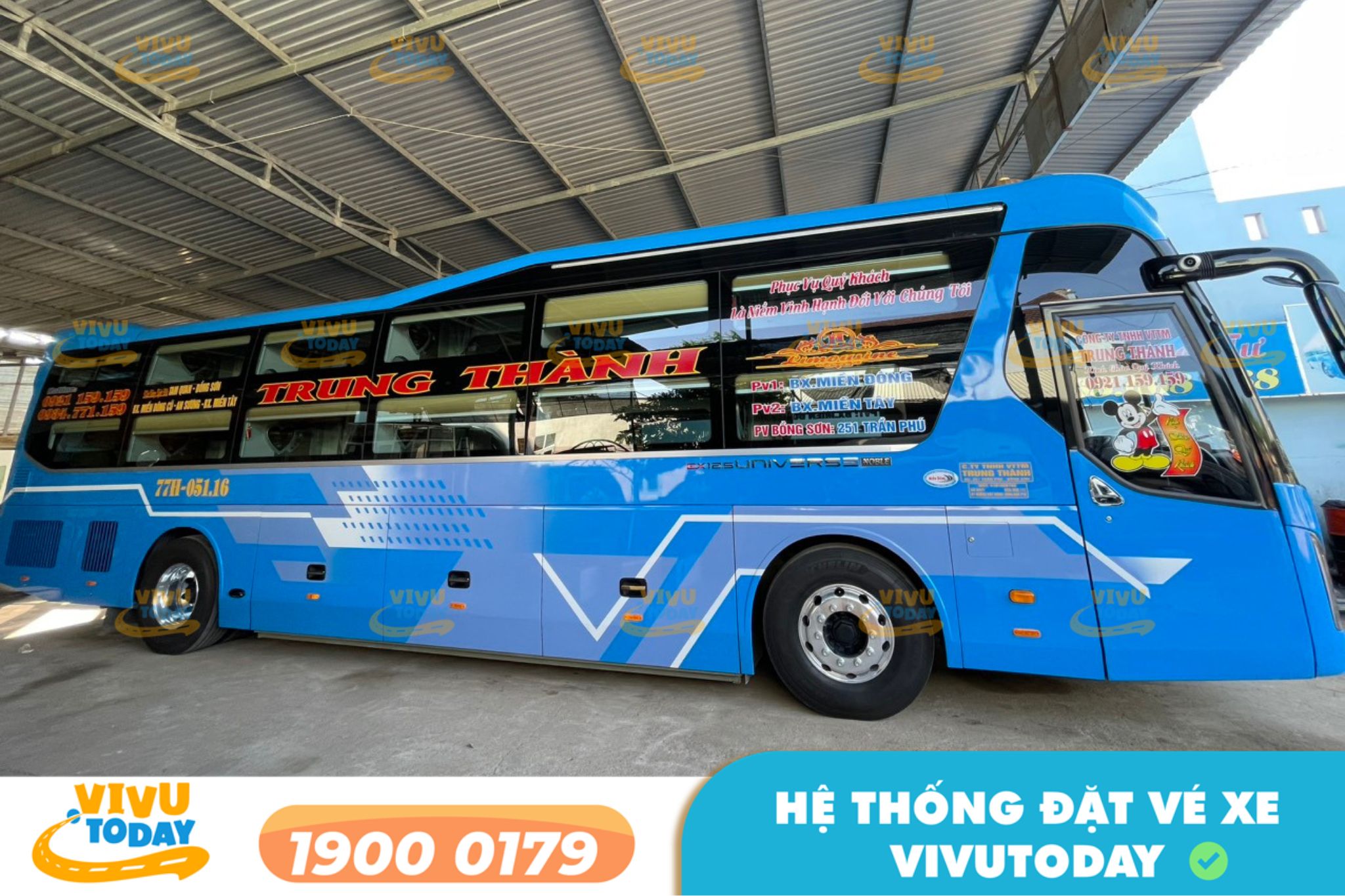 Nhà xe Trung Thành tuyến Cam Ranh Khánh Hòa đi Sài Gòn