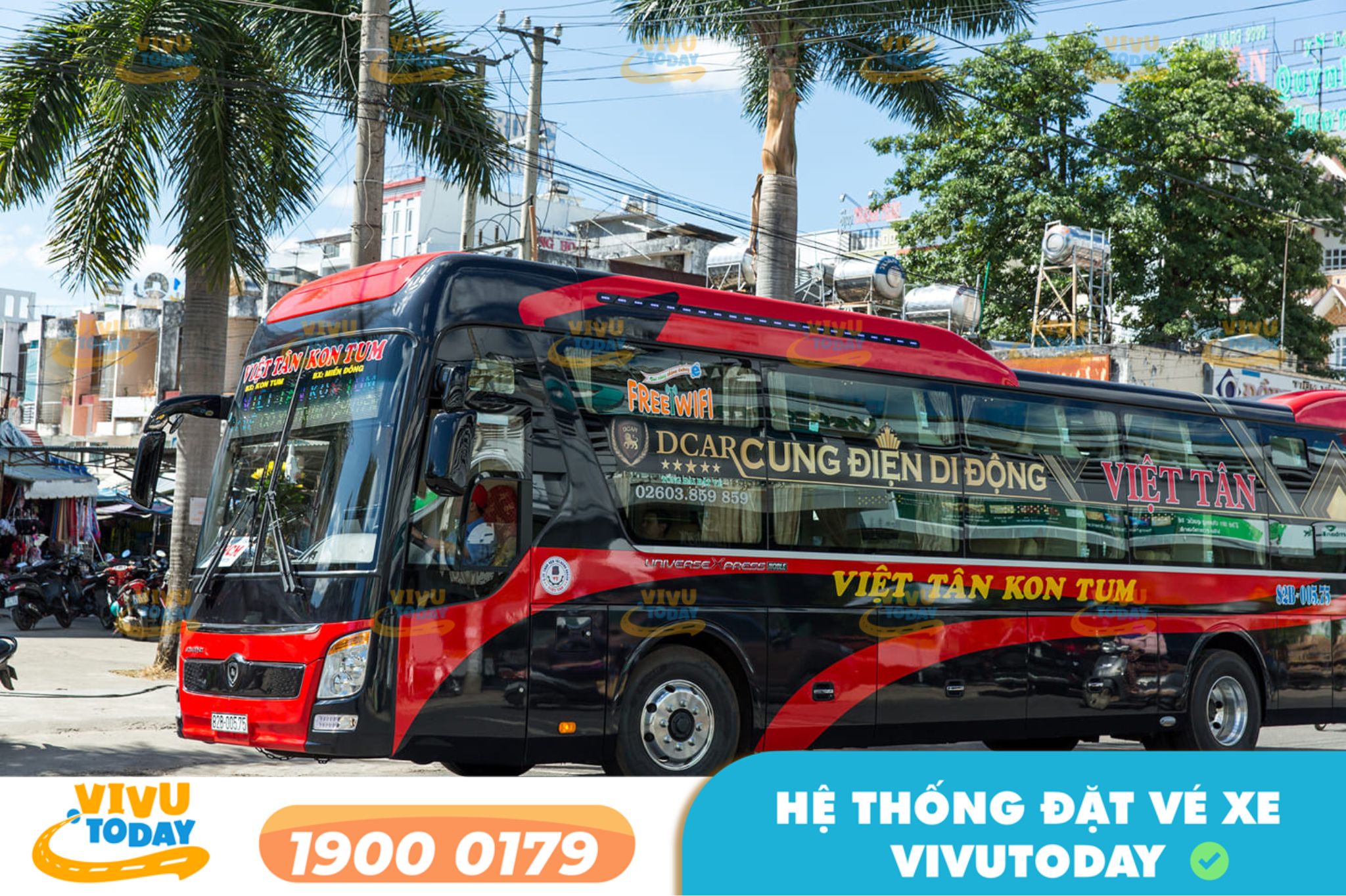 Nhà xe Việt Tân tuyến Đà Nẵng đi Ngọc Hồi Kon Tum