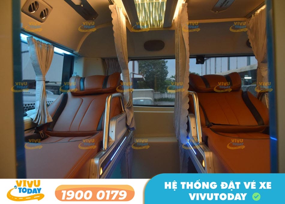 Tiện nghi xe giường nằm từ Hà Tiên - Kiên Giang đi Sài Gòn
