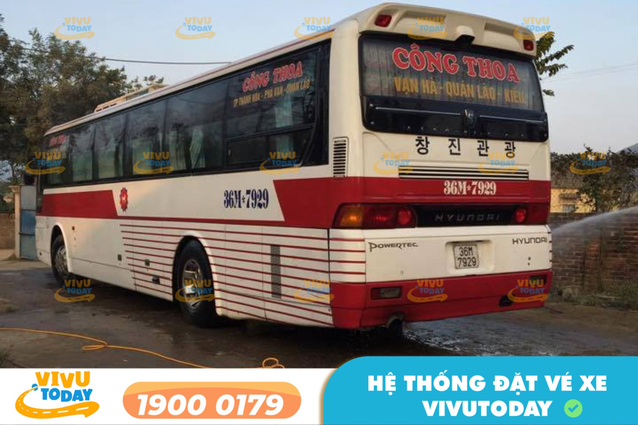 Nhà xe Công Thoa tuyến Hà Nội đi Yên Định Thanh Hóa
