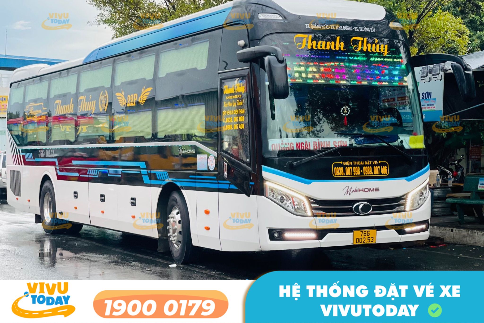 Nhà xe Thanh Thuỷ (Quảng Ngãi) tuyến Sài Gòn đi Ninh Hòa Nha Trang