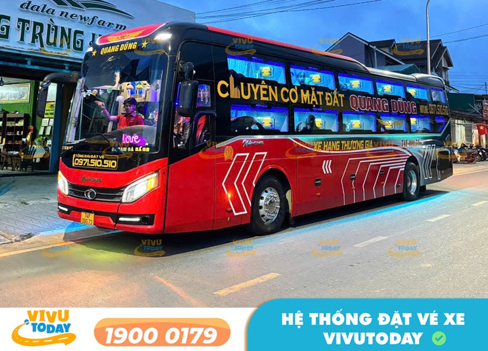 Nhà xe Quang Dũng Vip Limousine tuyến xe Thừa Thiên Huế đi Lâm Đồng uy tín
