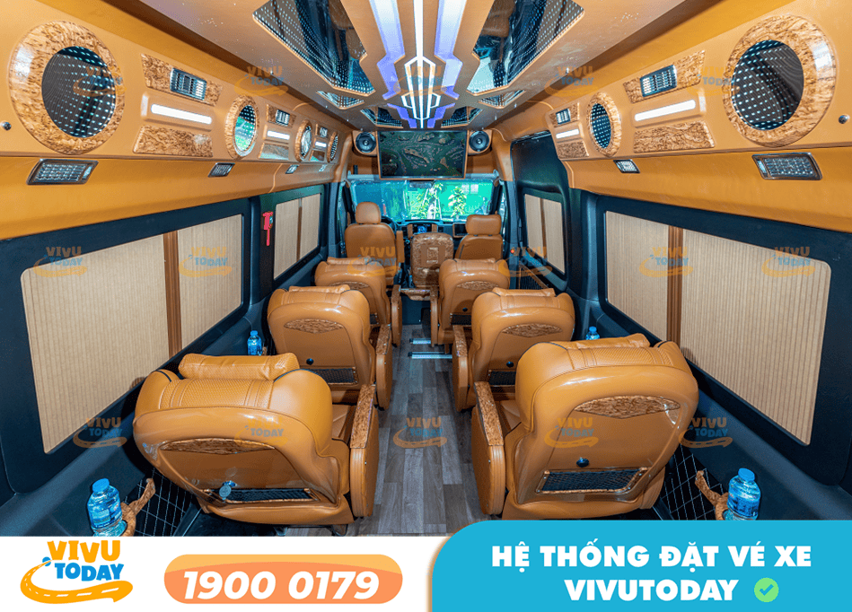 Thiết kế sang trọng xe Limousine 11 chỗ cao cấp 