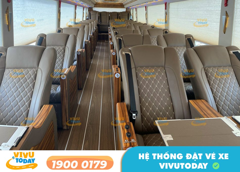 Thiết kế sang trọng xe Limousine 28 chỗ