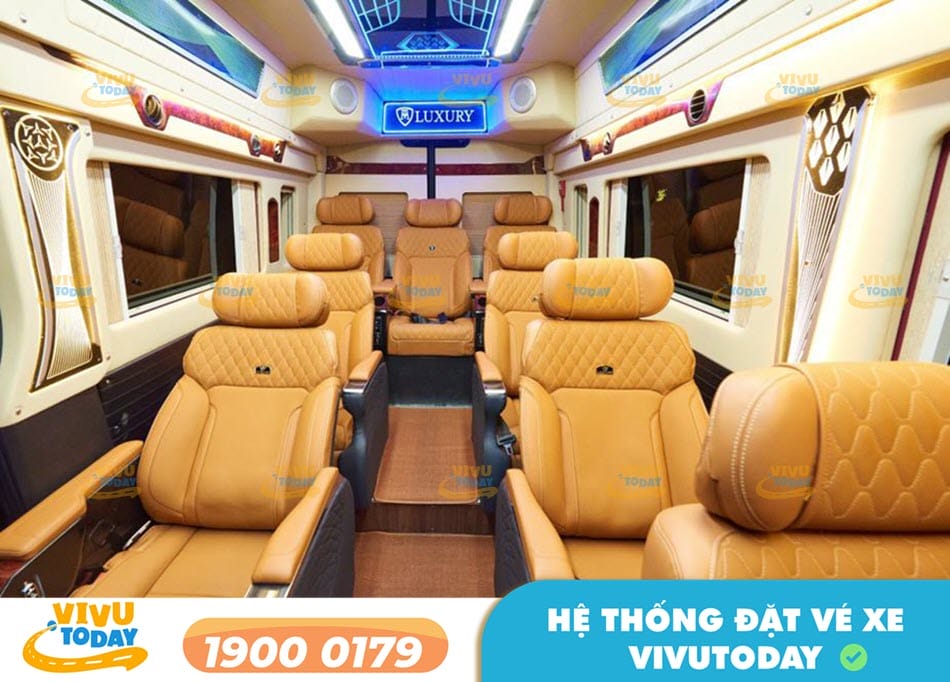 Tiện ích xe Limousine 11 chỗ Vip