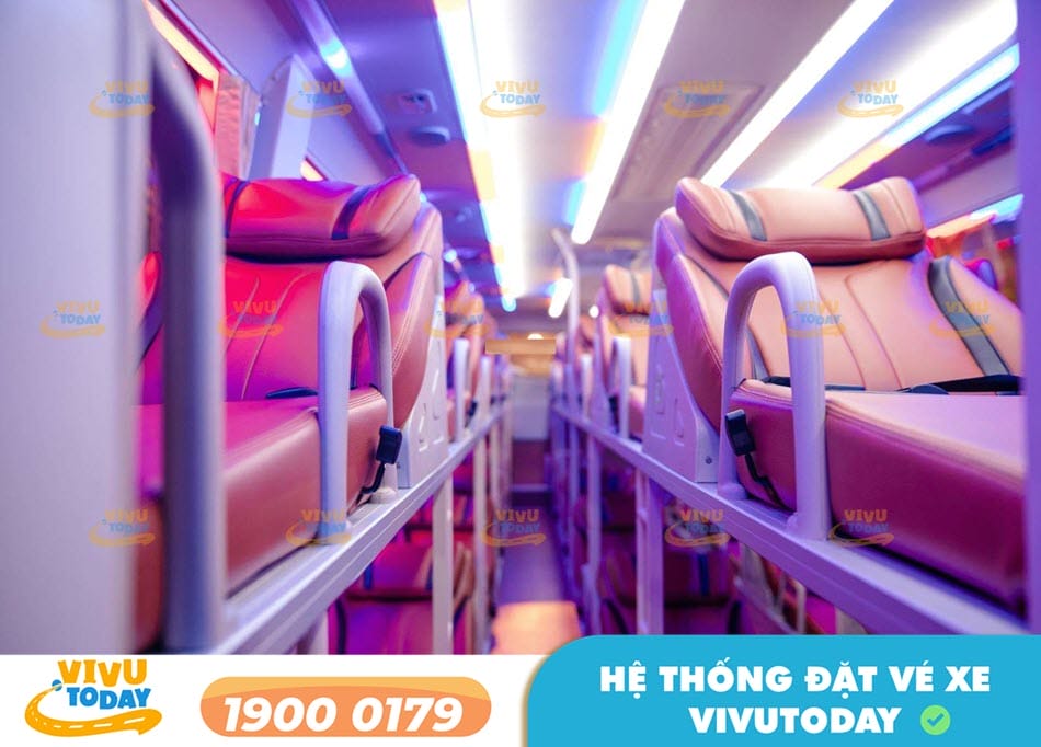 Tiện nghi xe giường nằm 40 chỗ tuyến xe Đắk Lắk đi Bình Phước 