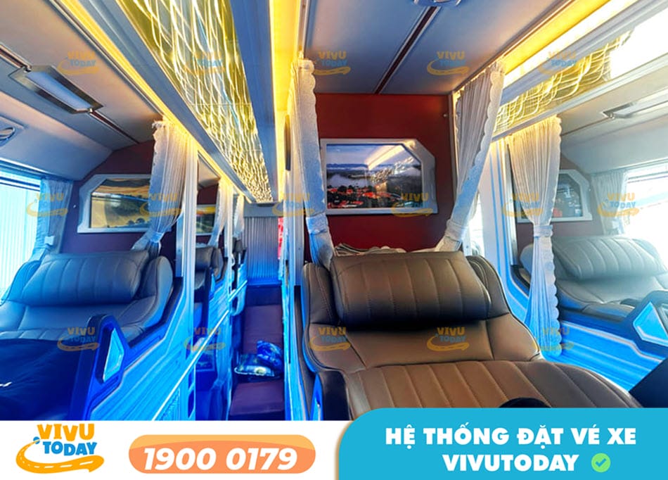 Dòng xe Limousine 34 phòng nhiều tiện nghi hiện đại