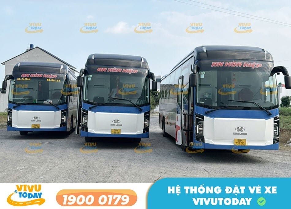 Nhà xe An Hòa Hiệp tuyến xe Cà Mau đi Lâm Đồng