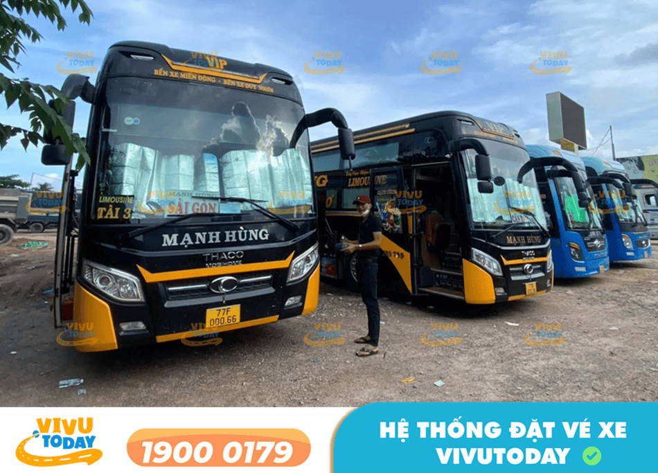 Nhà xe Mạnh Hùng tuyến xe Quy Nhơn Bình Định đi Cần Thơi uy tín