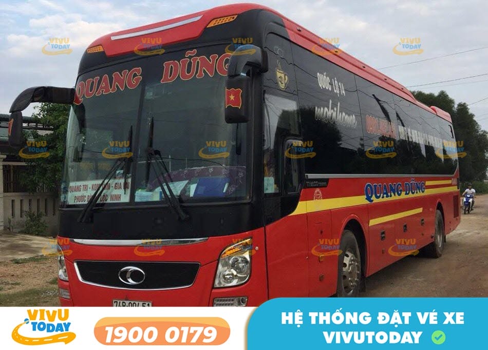 Nhà xe Quang Dũng Opentour tuyến xe Gia Lai đi Thừa Thiên Huế