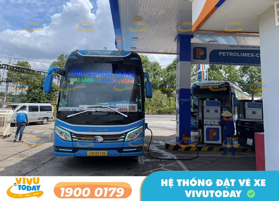 Nhà xe Tân Quang Dũng tuyến xe Gia Lai đi Thừa Thiên Huế