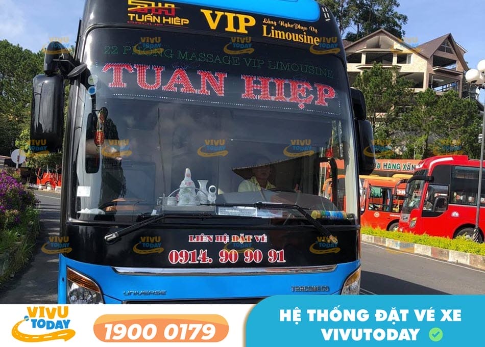 Nhà xe Tuấn Hiệp tuyến xe Cà Mau đi Lâm Đồng uy tín