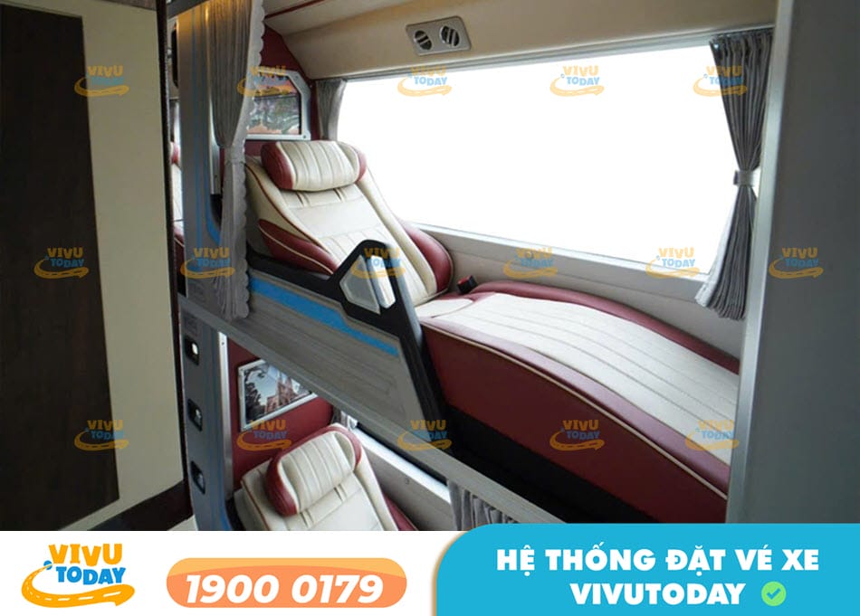 Nội thất xe Limousine 34 phòng tiện nghi hiện đại