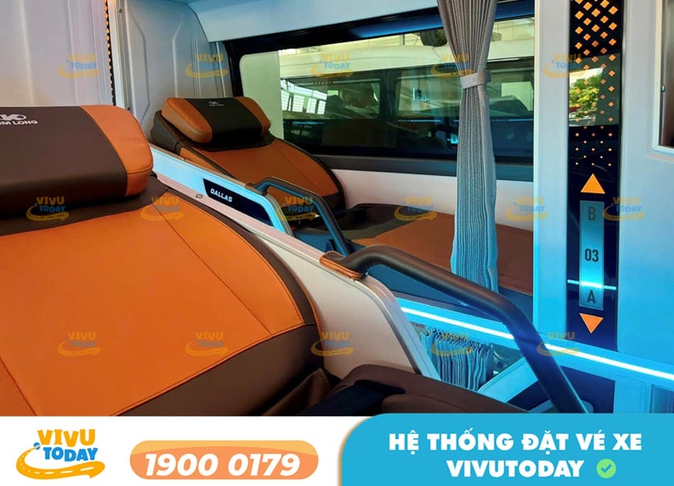 Thiết kế hiện đại xe Limousine 34 phòng của nhà xe Năm Lu