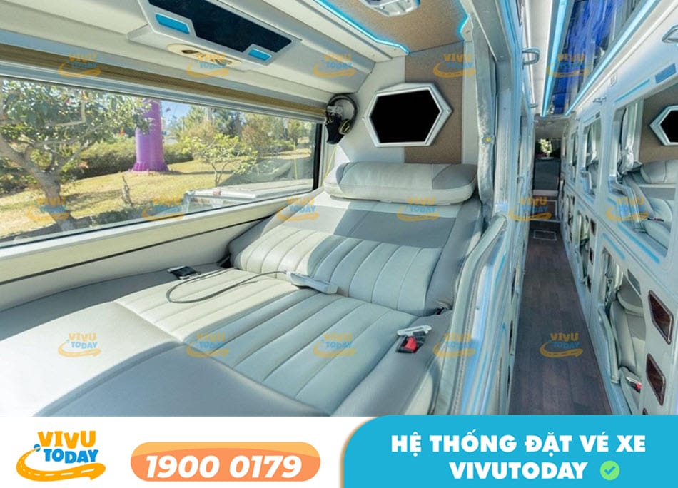 Tiện nghi xe Limousine 21 phòng sang trọng tuyến xe Đồng Tháp đi Khánh Hòa