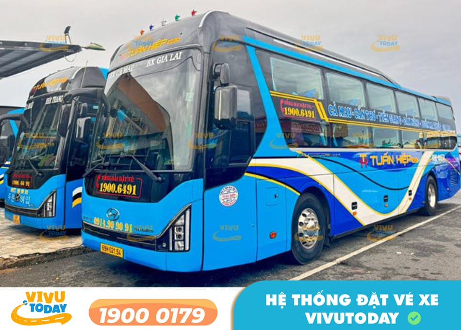 Nhà xe Tuấn Hiệp tuyến xe từ Nha Trang Khánh Hòa đi Cà Mau