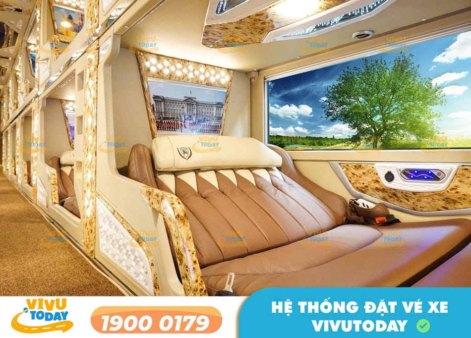 Xe Limousine 21 phòng sang trọng tuyến xe Nha Trang Khánh Hòa đi Cà Mau